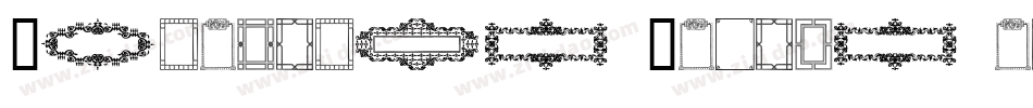Ornaments Labels and Frames字体转换